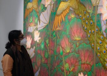 Artist Ramachandran’s Exhibition – ‘Subaltern Nayikas & Lotus Pond’