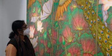 Artist Ramachandran’s Exhibition – ‘Subaltern Nayikas & Lotus Pond’