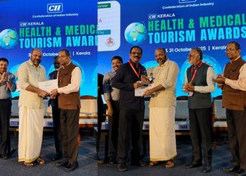 Kottakkal Arya Vaidya Sala and Sanjeevanam Ayurveda Hospital Receive Top Honours at CII Kerala Health & Medical Tourism Awards 2025